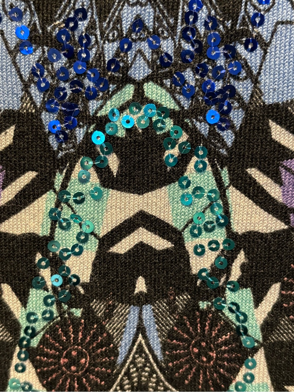 Desigual Long-Sleeve Top with Multicolor Print - Picture 9 of 9